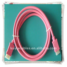 Gold plated HDMI CABLE Red 6 ft HDMI Cable for 1080p PS3 HDTV Supports 480i, 480p, 720p, 1080i, 1080p resolution.